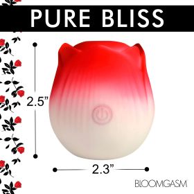 Pulsing Petals Throbbing Rose Stimulator - Red