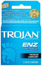 Trojan Enz Lubricated - 3 Pack