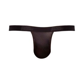 Male Power Cobra Micro V Thong S/M Black