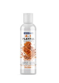 Swiss Navy 4-in-1 Playful Flavors - Salted Caramel Delight - 1 Fl. Oz.