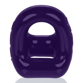 360 2- Way Cockring and Ballsling - Eggplant