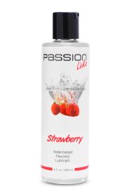 Passion Licks Strawberry Water Based Flavored  Lubricant - 8 Fl Oz / 236 ml