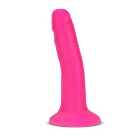 Neo Elite - 6-inch Silicone Dual-density Cock - Neon Pink