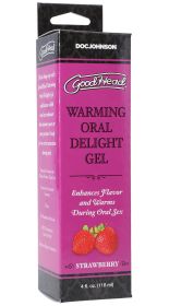 Goodhead - Warming Oral Delight Gel -  Strawberry - 4 Fl. Oz.