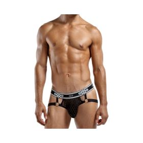 Male Power Peep Show Jock Ring L/XL Black