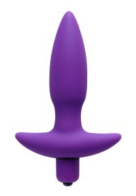 Aria Vibrating Silicone Anal Plug - Small