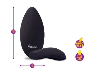 Racy - Remote Control 10 Function Panty Vibe - Black Vibe