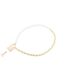 Pearl Day Collar - White/gold