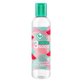 3some 3-in-1 Lubricant - Watermelon - 4 Fl. Oz.