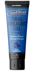 Goodhead (Option: Oral Delight Gel  Blue Raspberry  4  Oz.)